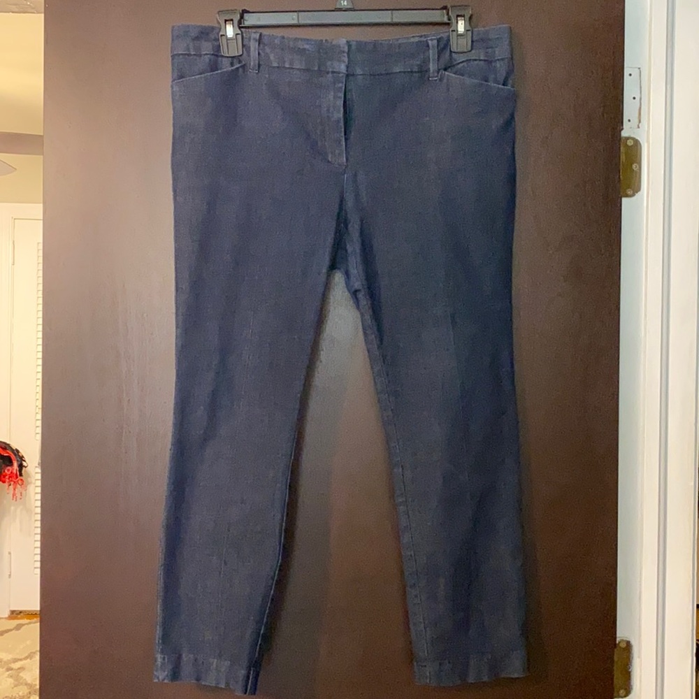 NewYork & CO petite navy pants Size 14 gently worn